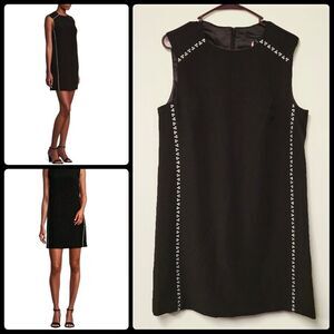 *NWT* Alex Marie Sandy Crepe Sleeveless Round Neck Shift Dress sz 10